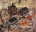 Stillleben mit Kaffeemühle Joan Miró